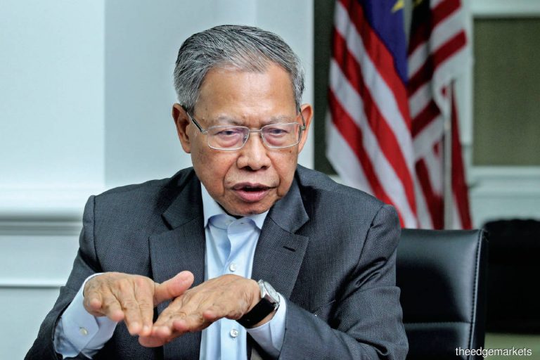 Malaysia is a developing economy. We need to ensure that the economy grows while at the same time, safeguarding the environment.” — Mustapa (Photo by Kenny Yap/The Edge)