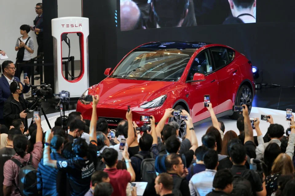 Pelancaran Tesla Model Y di Bukit Bintang pada 20 Julai 2023. - Foto fail NSTP/Aswadi Alias