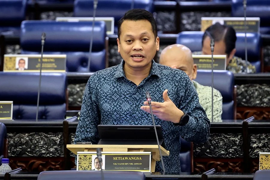 Natural Resources and Environmental Sustainability Minister Nik Nazmi Nik Ahmad. - BERNAMA PIC