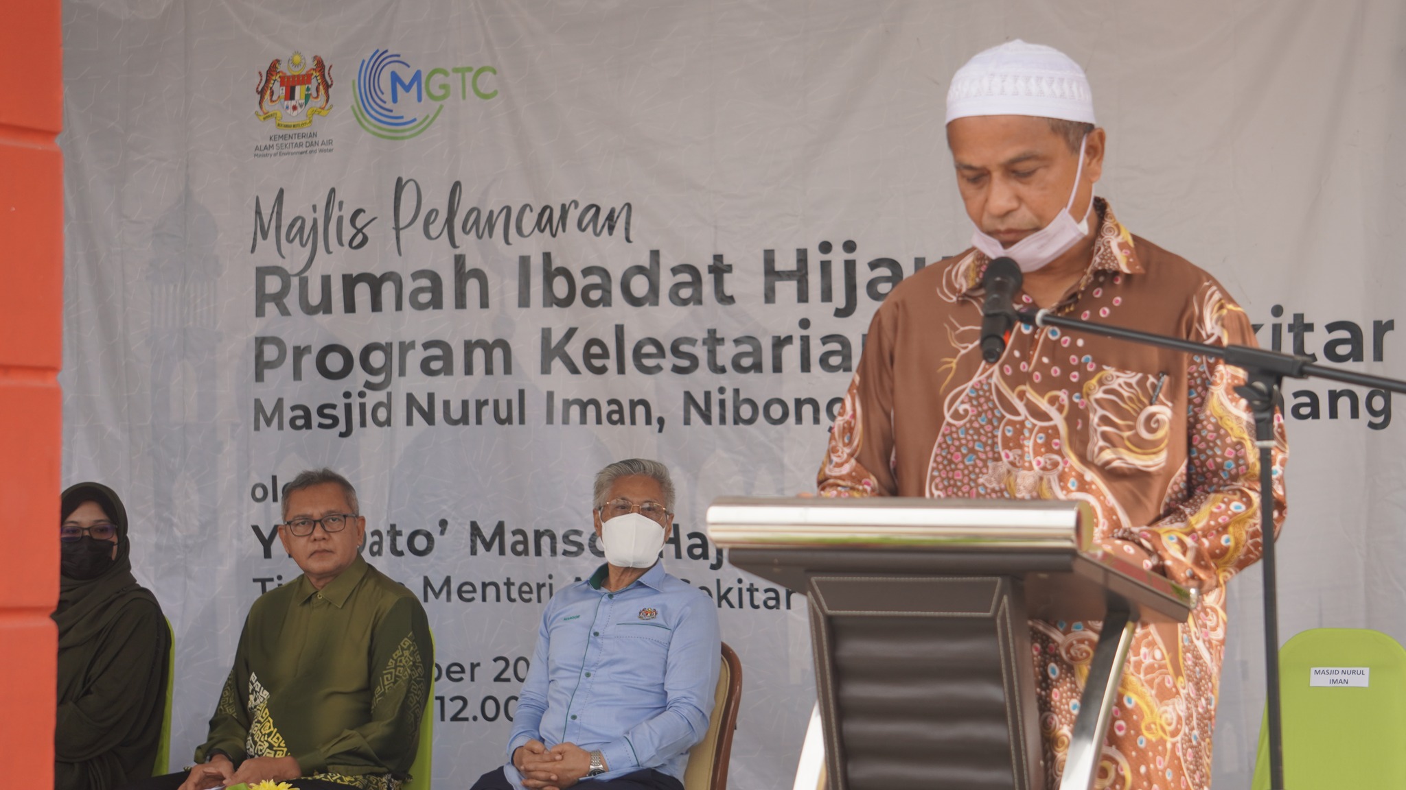 Majlis Pelancaran Rumah Ibadat Hijau & Program Kelestarian Alam Sekitar ...